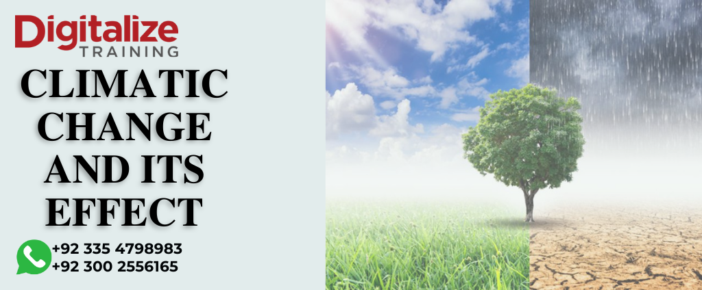 Climatic change and its effects
